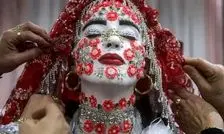 آرایش عروس های مسلمان در بلغارستان/عکس