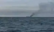 انفجار در شرق تنگه هرمز؛ برخورد نفتکش متخلف با مین‌های دریایی و آتش‌سوزی در محدوده ممنوعه