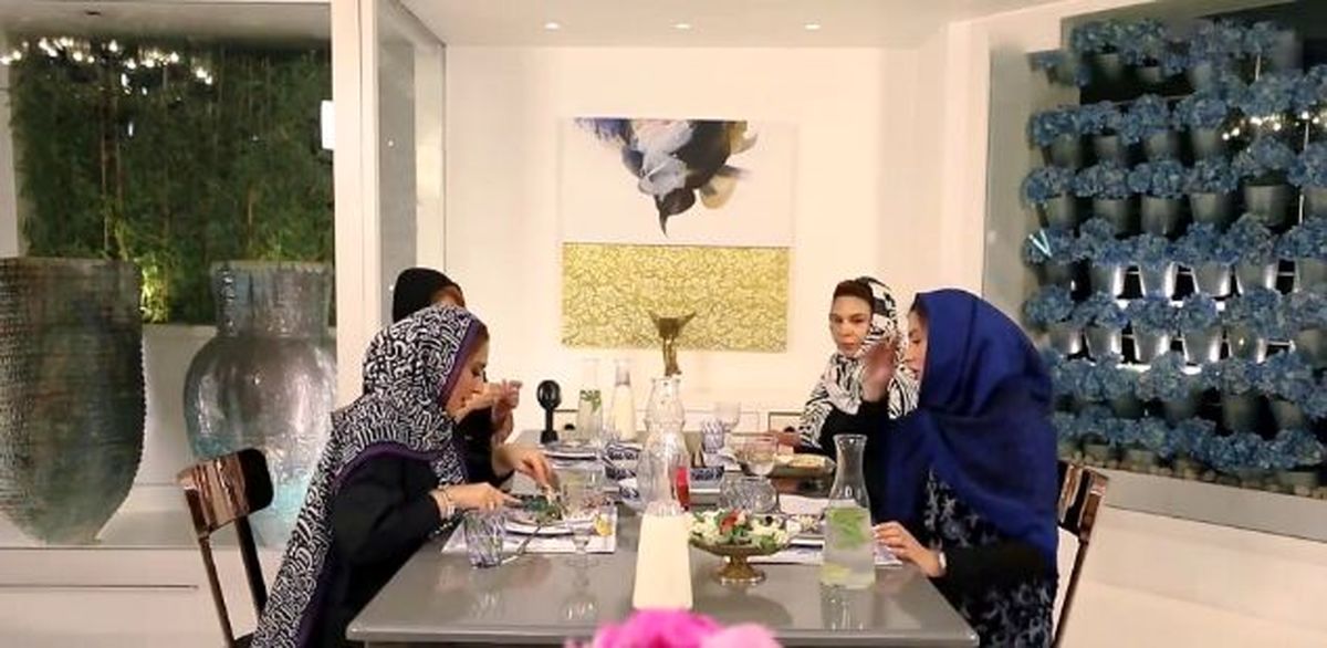 دکوراسیون خانه لاکچری فریبا نادری در شمال تهران/ ویدئو