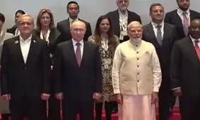 عکس یادگاری سران بریکس با حضور پزشکیان و پوتین/ ویدئو