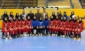 سلام نظامی دختران هندبالیست ایران/ ویدئو

