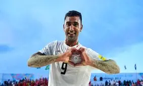 یک ایرانی در صدر جدول آقای گلی جام جهانی فوتبال ساحلی

