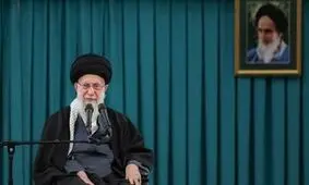 عکسی از پوستر معنادار در توئیتر سایت رهبر انقلاب؛ رکورددار المپیک آدم کشی