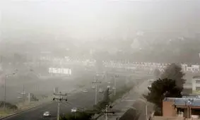 ورود توده جدید گرد و خاک به کردستان/ دید افقی کاهش یافت