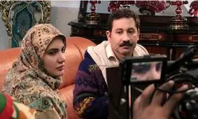 بهنوش بختیاری و سروش جمشیدی مقابل دوربین یک تله‌ فیلم کمدی
