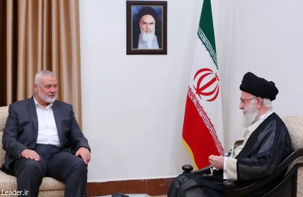 دیدار رئیس دفتر سیاسی حماس با رهبر انقلاب

