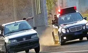 عملیات تعقیب‌وگریز سارق خودرو در اصفهان/ ویدئو