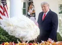 ترامپ صدای بوقلمون را تقلید کرد/ ویدئو