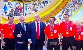 علیرضا فغانی مدال انداخت اما با ترامپ دست نداد | ویدئو