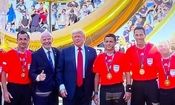 علیرضا فغانی مدال انداخت اما با ترامپ دست نداد | ویدئو