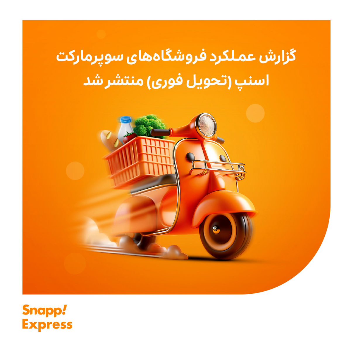 گزارش عملکرد فروشگاه های سوپرمارکت اسنپ (تحویل فوری) در سال ۱۴۰۲ منتشر شد