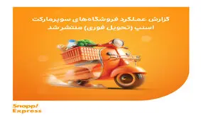 گزارش عملکرد فروشگاه های سوپرمارکت اسنپ (تحویل فوری) در سال ۱۴۰۲ منتشر شد