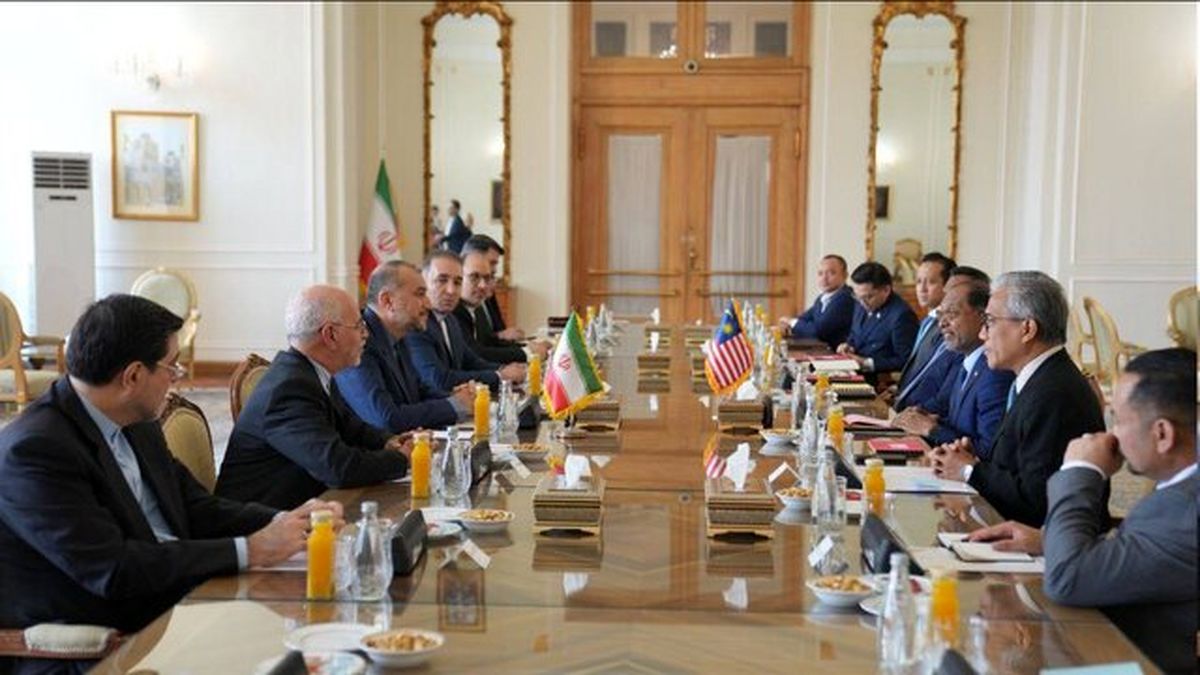 برگزاری مذاکرات وزیران خارجه ایران و مالزی در تهران