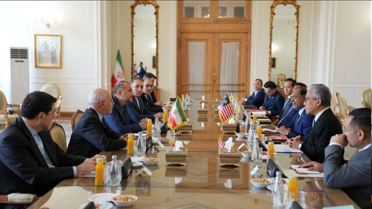برگزاری مذاکرات وزیران خارجه ایران و مالزی در تهران


