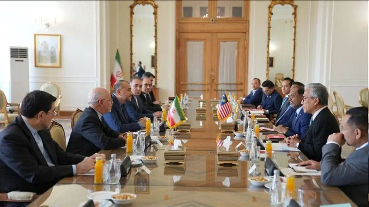 برگزاری مذاکرات وزیران خارجه ایران و مالزی در تهران

