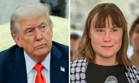 واکنش ترامپ به اظهارات گرتا تونبرگ و بازداشتش در کشتی مادلین توسط اسرائیل/ او یک فرد جوان و عصبانی است، نمی‌دانم خشمش واقعی است یا نه، باید به کلاس مدیریت خشم برود