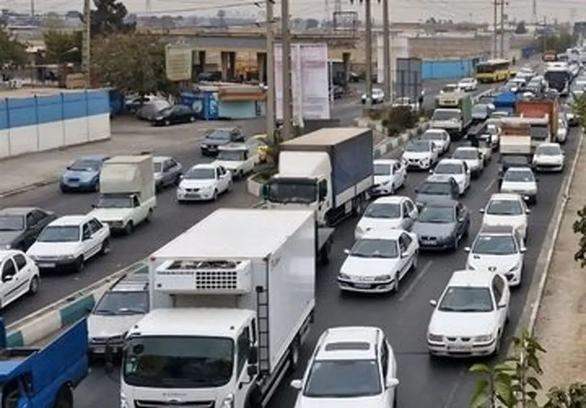 اعلام وضعیت ترافیکی جاده های منتهی به تهران