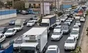 اعلام وضعیت ترافیکی جاده های منتهی به تهران