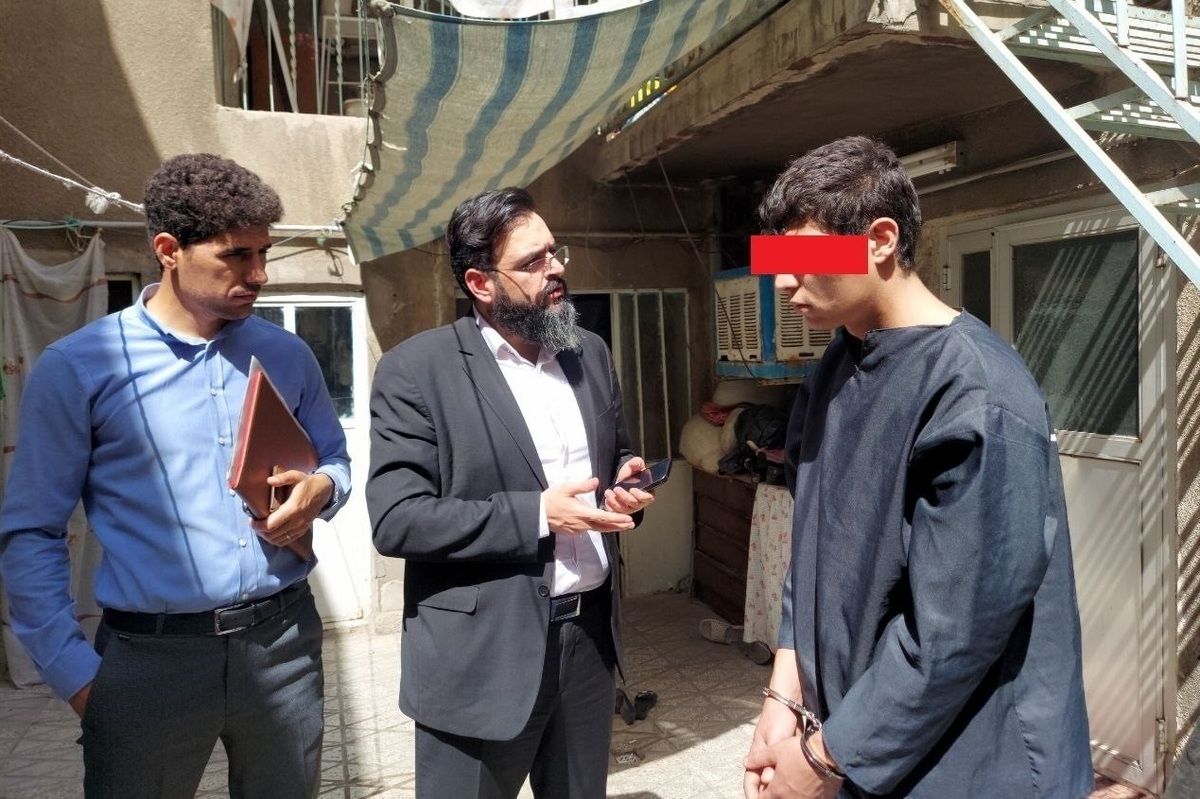 بازسازی صحنه قتل زن جوان در جنوب تهران/ عکس