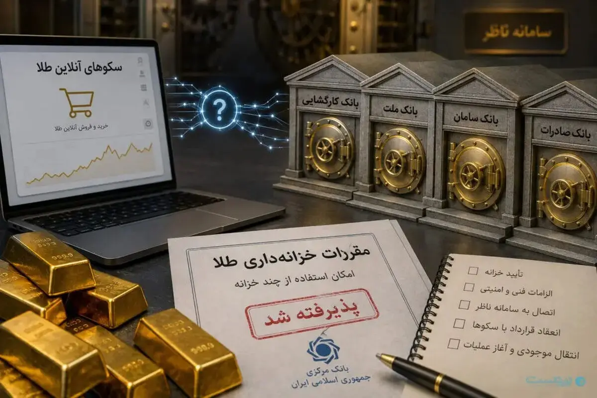 چند خزانه، یک واقعیت: انحصار خزانه در بازار آنلاین طلا تمام نشده است