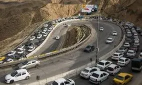 جاده چالوس قفل شد/ ویدئو