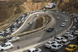 جاده چالوس قفل شد/ ویدئو