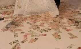 عروس خانم با ۴ کیلو طلا در جشن عروسی