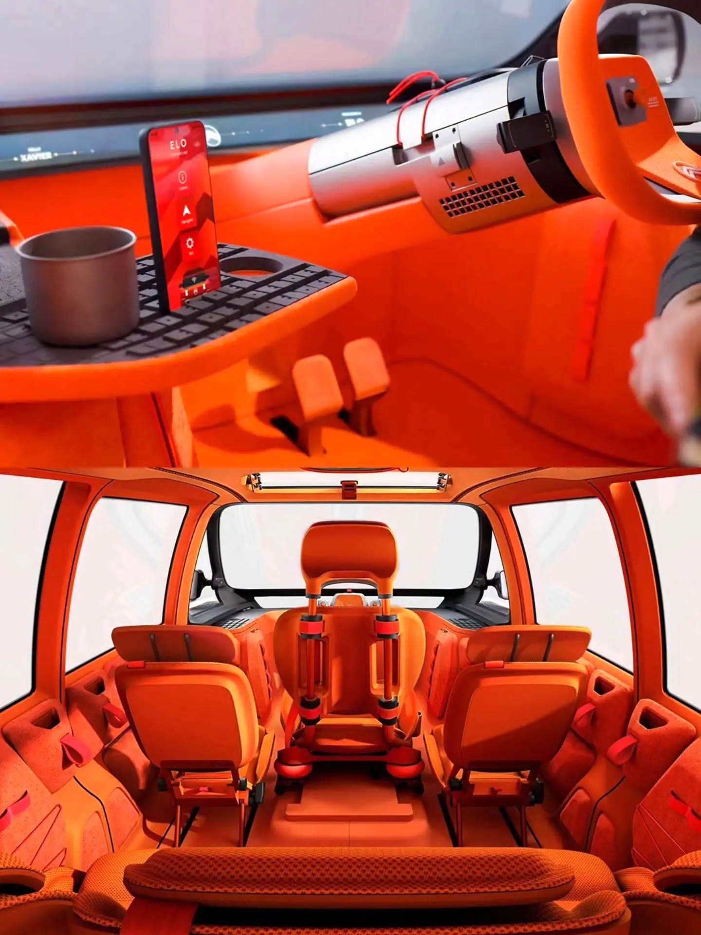 تصاویر رسمی منتشر شده از کانسپت ۲۰۲۵ سیتروئن ELO (Citroen ELO) که یک خودروی کامپکت، همه‌کاره و دارای طراحی نوآورانه با قابلیت تطبیق برای کار، استراحت و بازی است و به عنوان یک مدل «خانه روی چرخ» توسط شرکت سیتروئن معرفی شده است.