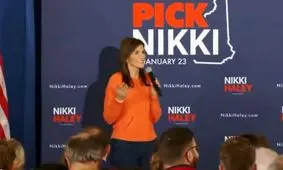 خواستگاری هوادار دونالد ترامپ از نیکی هیلی/ ویدئو

