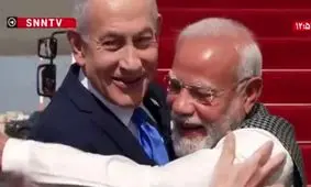 استقبال نتانیاهو از نخست وزیر هند پس از ورود به اسرائیل/ ویدئو

