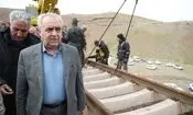 سرمست:عملیات بازسازی پل راه آهن میانه امشب تمام می‌شود
