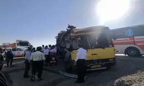 تصادف ‌خونین اتوبوس حامل دانشجویان در جاده سمنان/ اسامی فوتی‌های حادثه اتوبوس حامل دانشجویان