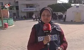 لحظه بیهوش‌شدن خبرنگار العالم در غزه هنگام پخش زنده/ ویدئو