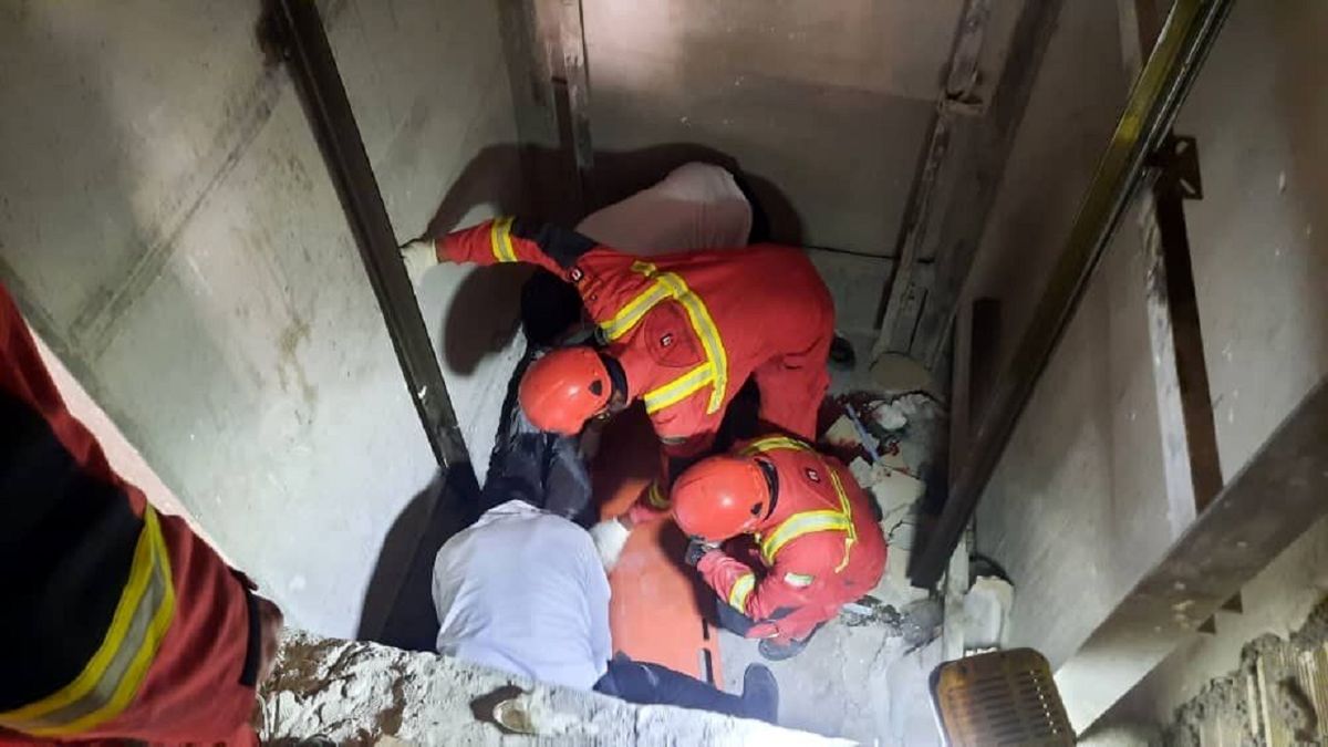 سقوط در چاه آسانسور منجر به فوت کارگر ساختمانی شد