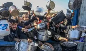 مرگبارترین صف دنیا؛ غزه و تراژدی یک وعده غذایی/ تصاویر
