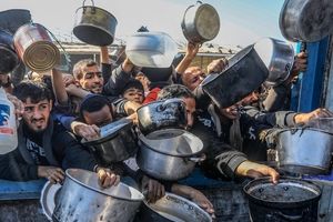 مرگبارترین صف دنیا؛ غزه و تراژدی یک وعده غذایی/ تصاویر
