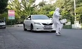 تصاویری از بدلکاری مژگان صادقی/ ویدئو