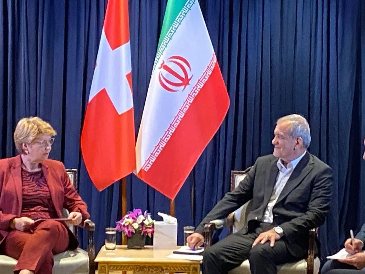 چهارمین دیدار پزشکیان در نیویورک؛ گفتگو با رئیس جمهوری سوئیس/ ویدئو

