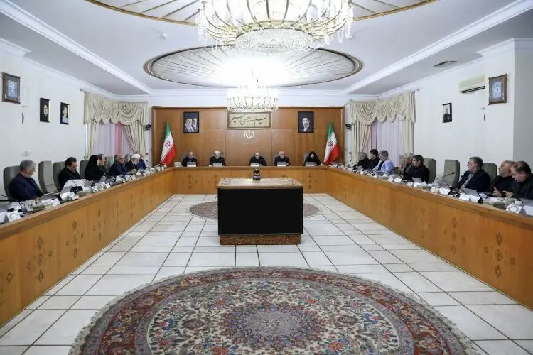 عکس هایی از پزشکیان و عارف در جلسه امروز هیئت دولت