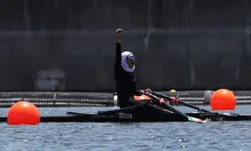 تاریخ سازی نازنین ملایی با کسب مقام هشتمی رویینگ قهرمانی جهان