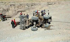 مرگ هولناک راننده لودر زیر خودرویش در معدن جوزم