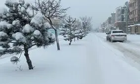 خاش پس از ۱۹ سال برفی شد