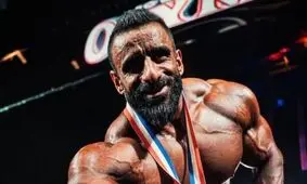 حضور هادی چوپان در کنار بزرگان تاریخ بدنسازی؛ از رونی کلمن تا آرنولد/ ویدئو
