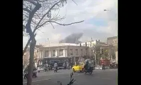 اصابت موشک به حوالی لاله زار، تجریش، اطراف میدان فردوسی در تهران/ ویدئو