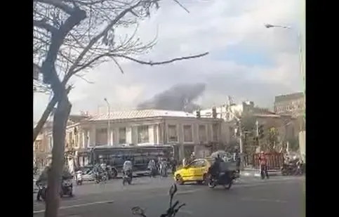 اصابت موشک به حوالی لاله زار، تجریش، اطراف میدان فردوسی در تهران/ ویدئو