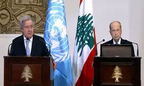  دبیر کل سازمان ملل از رهبران لبنان خواست مردم را در اولویت قرار دهند