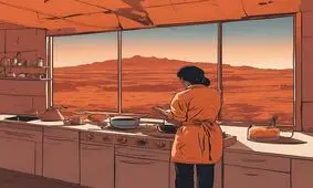 نزدیک شدن به سیاره مریخ از دل آشپزخانه

