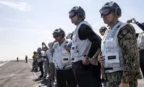 بازدید ویتکاف و کوشنر از ناو آبراهام لینکلن به ایران اطلاع داده شده بود

