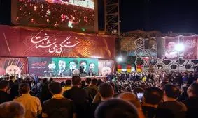 مراسم شام غریبان شهید رئیسی/ ویدئو