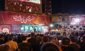 مراسم شام غریبان شهید رئیسی/ ویدئو